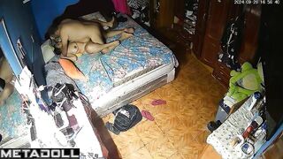 Young lovers having sex