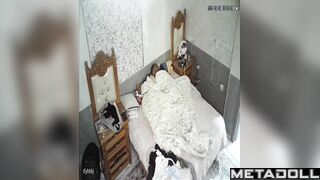 Real amateur couple fuck in their bedroom hidden IP camera