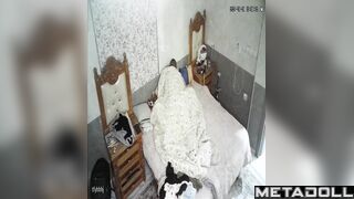 Real amateur couple fuck in their bedroom hidden IP camera
