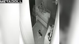 My girlfriend's parents fuck in their bed wildly live HD