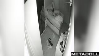 My girlfriend's parents fuck in their bed wildly live HD