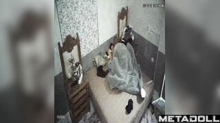 Sweet Russian brunette mom fucks with her boss hidden IP camera