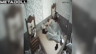 Sweet Russian brunette mom fucks with her boss hidden IP camera