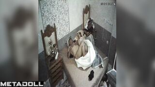 Sweet Russian brunette mom fucks with her boss hidden IP camera
