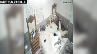 Amazing mature couple having sex on their bed hard HD