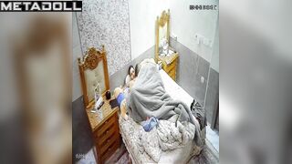 Slut British brunette step-mom  spy cam