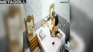 Tattooed Swedish brunette mature mom forces her husband to cum online