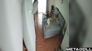 Busty Welsh brunette MILF gets fucked in doggy style hidden cam