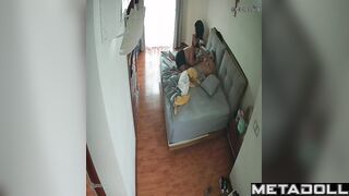 Busty Welsh brunette MILF gets fucked in doggy style hidden cam