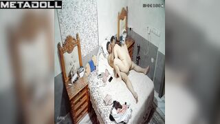 Single Turkish brunette MILF gets fucked in doggy style spy cam