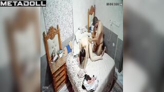 Single Turkish brunette MILF gets fucked in doggy style spy cam