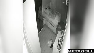 Chubby busty American brunette step-mom sex in the bedroom live HD