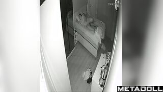 Chubby busty American brunette step-mom sex in the bedroom live HD