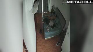 Tanned Canadian brunette MILF used to sex hidden cam