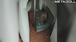 Tanned Canadian brunette MILF used to sex hidden cam
