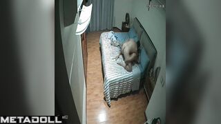 Newly married couple having sex in their messy room leaked record