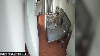 Amazing American married coiple fuck brutally in their bed leaked record