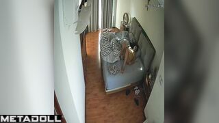 Amazing American married coiple fuck brutally in their bed leaked record