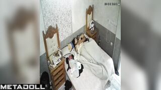 Innocent Greek brunette mother fucks her husband wildly hidden IP cam