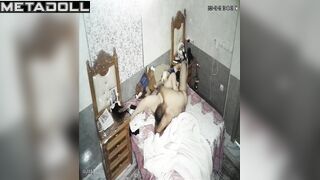 Amazing married couple having sex in their bedroom live HD