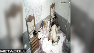 Amazing married couple having sex in their bedroom live HD