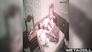 Perverse Dutch brunette wife forces her husband to cum live