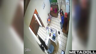 Tattooed Welsh brunette wife fucked hard in Morning hidden camera