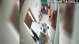 Tattooed Welsh brunette wife fucked hard in Morning hidden camera