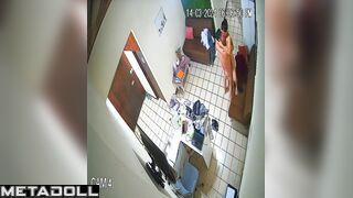 Tattooed Welsh brunette wife fucked hard in Morning hidden camera