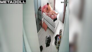 Mom and Dad having sex on their bed hard live