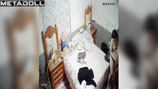 Amazing British married coiple fuck in their bedroom recording