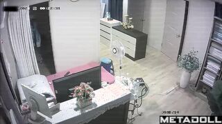 Busty Korean granny sleeps naked