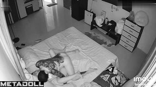 Asian wife gets fucked asleep in her bed