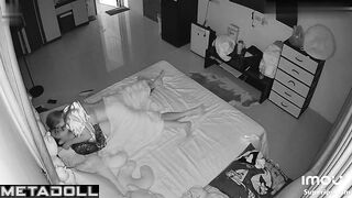 Asian wife gets fucked asleep in her bed
