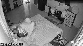 Asian wife gets fucked asleep in her bed