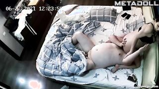Pregnant Italian woman gets fucked in her bed