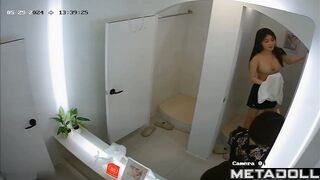 Pretty Korean girls changing clothes