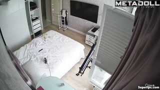 Ukrainian gamer girl in lingerie