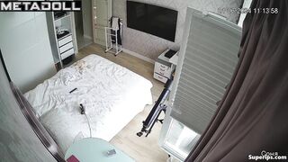 Gorgeous Ukrainian teenage girl watches porn