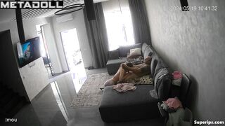 Gorgeous Ukrainian wife gives a deep blowjob