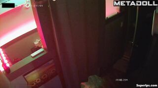 Old Korean man goes to a warehouse