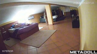 Dirty couple fuck on their bed hard online