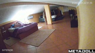 Dirty couple fuck on their bed hard online