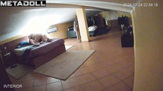 Dirty couple fuck on their bed hard online