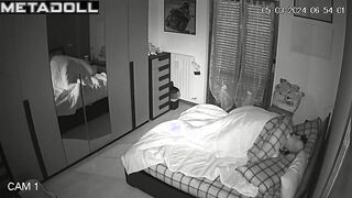 Big tits Italian brunette student girl fucked hard in Morning hidden cam