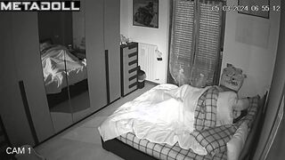 Big tits Italian brunette student girl fucked hard in Morning hidden cam