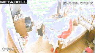 Beautiful Norwegian dirty couple fuck in the bedroom HD