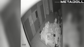 Mature couple fuck in the bedroom hidden IP cam