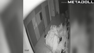 Mature couple fuck in the bedroom hidden IP cam