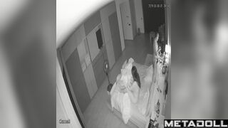 Mature couple fuck in the bedroom hidden IP cam